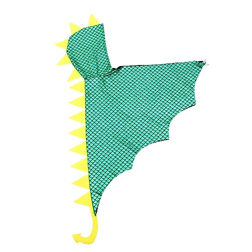 ERINGOGO Dinosaurier Cape Für Cosplay Kostüm Mit Kapuze Ideales Kostüm Für Halloween Und Geburtstagsfeiern Dinosaurier Umhang Für Schulaufführungen Süßes Mädchenkostüm von ERINGOGO