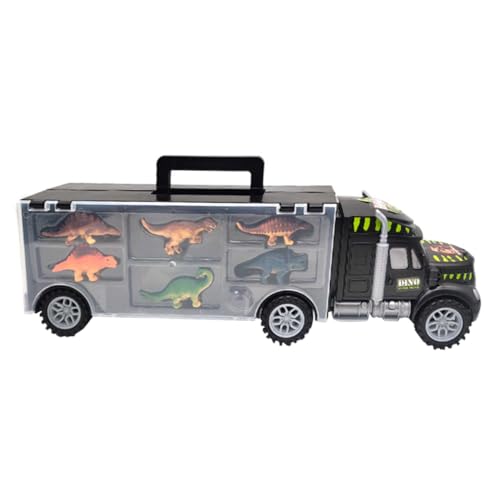 ERINGOGO Dinosaurier LKW Spielset mit Anhänger und Bunten Dinosaurier Figuren Langlebiger Transport LKW mit Abnehmbarem Aufbewahrungsbehälter für Ab Jahren ERINGOGO Dinosaurier LKW Spielset mit Anhänger und Bunten Dinosaurier Figuren Langlebiger Transport LKW mit Abnehmbarem Aufbewahrungsbehälter für Ab Jahren von ERINGOGO
