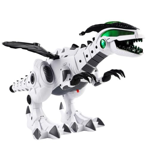 ERINGOGO Dinosaurier Mit Nebel Funktion Kreativer Roboter Dinosaurier Für Ferngesteuert Tischdekoration Für Kinderzimmer Und Büro Langlebig Und Platzsparend von ERINGOGO