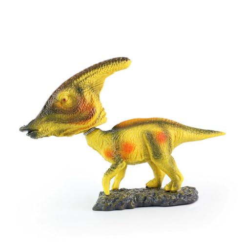 ERINGOGO Dinosaurier Modell Parasaurolophus Auto deko Schüttelkopf Figur Sammelfigur für Auto Zuhause Büro Naturgetreu und Detailreich von ERINGOGO
