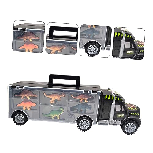 ERINGOGO Dinosaurier Transport LKW Set mit Realistischen Dinosauriern Abnehmbarer Anhänger Robustes Kinderauto für Kreatives Drinnen und Draußen ERINGOGO Dinosaurier Transport LKW Set mit Realistischen Dinosauriern Abnehmbarer Anhänger Robustes Kinderauto für Kreatives Drinnen und Draußen von ERINGOGO