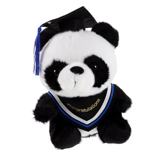 ERINGOGO Plüsch Panda Mit Abschlussmütze Niedliches Kuscheltier Für Absolventen Als Graduierung Elegantem Mit Dreieckstuch Dekoration Und von ERINGOGO