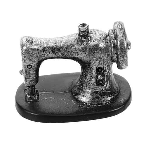 ERINGOGO Dollhouse Nähmaschine Realistische Miniaturnähmaschinen Spielzeug Dekorative Vintage Nähmaschine Figurine Wohnkultur Puppenhausmöbel von ERINGOGO