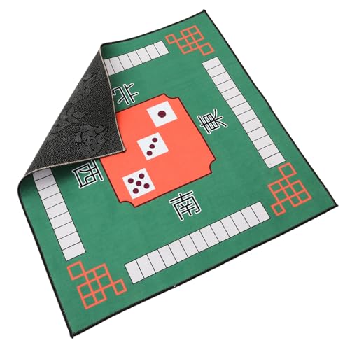 ERINGOGO Dominoes Spielmatte rutschfeste Schalldämpfende Tischdecke für Mahjong Kartenspiele Brettspiele für Wohnzimmer Schlafzimmer Hotel Restaurant von ERINGOGO