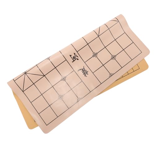 ERINGOGO Schachbrett Aus Leder 2-seitig Faltbar Spielset Für Schüler Und Erwachsene Zufällige Farbe ERINGOGO Schachbrett Aus Leder 2-seitig Faltbar Spielset Für Schüler Und Erwachsene Zufällige Farbe von ERINGOGO