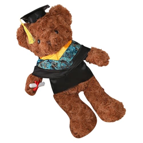ERINGOGO Dr Bär Puppe Kuscheltiere Für Kindergeschenke Kleinkindgeschenke Kinderbärpuppe Bärenspielzeug Bärenpuppe Souvenir Bärenpuppe Verschleißfestes Kuscheltier Kinderspielzeug Pp von ERINGOGO