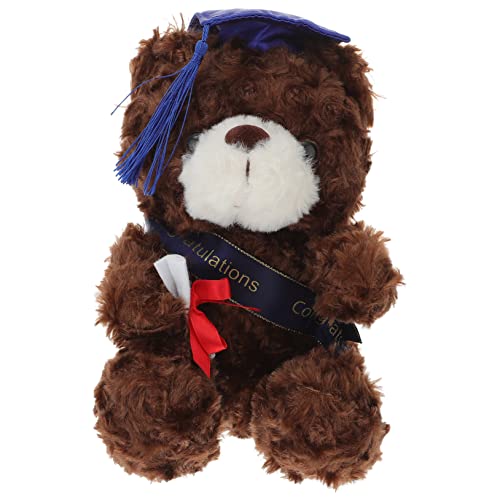 ERINGOGO Dr. Bärenpuppe Mini Plüschtier Abschlussdekoration -Andenkengeschenke Abschlussfeier abschlussgeschenk süße Kuscheltiere für Teenager-Mädchen süßer Plüsch PP Baumwolle Brown ERINGOGO Dr. Bärenpuppe Mini Plüschtier Abschlussdekoration -Andenkengeschenke Abschlussfeier abschlussgeschenk süße Kuscheltiere für Teenager-Mädchen süßer Plüsch PP Baumwolle Brown von ERINGOGO