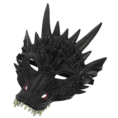 ERINGOGO Elegante Drachenmaske Maskenmaske Für Geburtstagsparty-dekorationen Gesichtsmaske Aus Pu-material von ERINGOGO