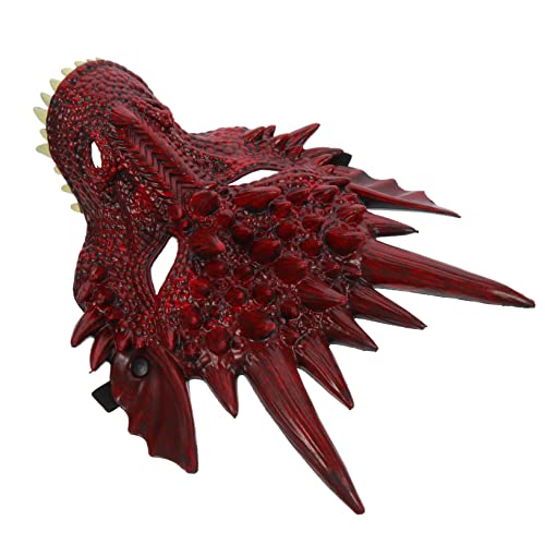 ERINGOGO Drachenmaske Cosplay Maske Für Karneval Halloween Und Maskerade Realistische -design Lustige Tiermaske Für Kostümpartys Und Events von ERINGOGO