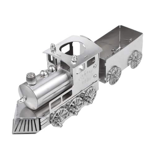 ERINGOGO Edelstahl Steam Train Model Dampf Lokomotive Tischdekoration für Haus Büro Zugmodell Zugdekoration Vintage Stil Robust Langlebig ERINGOGO Edelstahl Steam Train Model Dampf Lokomotive Tischdekoration für Haus Büro Zugmodell Zugdekoration Vintage Stil Robust Langlebig von ERINGOGO
