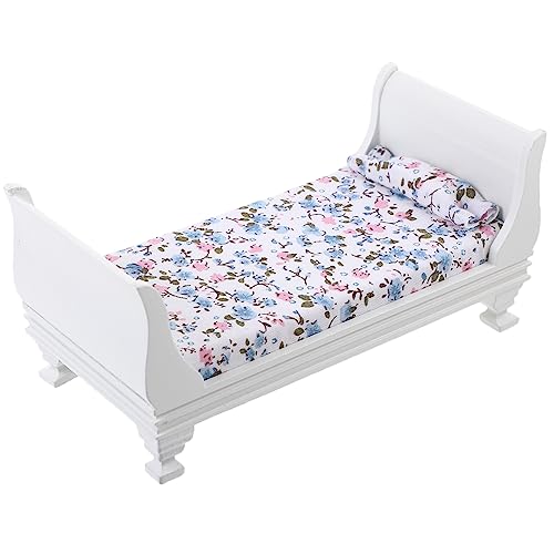 ERINGOGO Einzelbett Im Puppenhaus Kleines Einzelbettmodell Puppenhaus Mini Möbel Mini-hausbett- Miniatur-einzelbettmodell Puppenhaus Kleines Bett Mini-einzelbett-Modell Holz Weiß ERINGOGO Einzelbett Im Puppenhaus Kleines Einzelbettmodell Puppenhaus Mini Möbel Mini-hausbett- Miniatur-einzelbettmodell Puppenhaus Kleines Bett Mini-einzelbett-Modell Holz Weiß von ERINGOGO