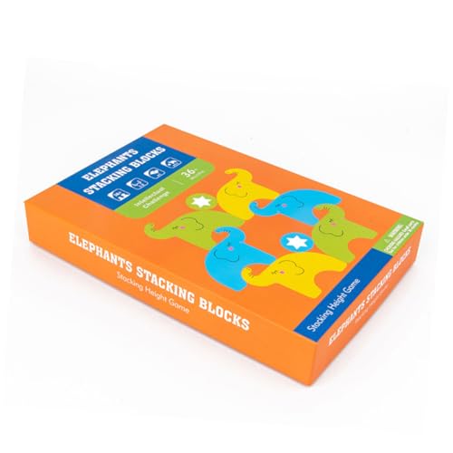 ERINGOGO Elefantenförmige Holzbausteine für Lernspielzeug für Frühe Entwicklung Verbessert Hand Augen Koordination Fördert Kreativität und Farbenverständnis für Kleinkinder ERINGOGO Elefantenförmige Holzbausteine für Lernspielzeug für Frühe Entwicklung Verbessert Hand Augen Koordination Fördert Kreativität und Farbenverständnis für Kleinkinder von ERINGOGO