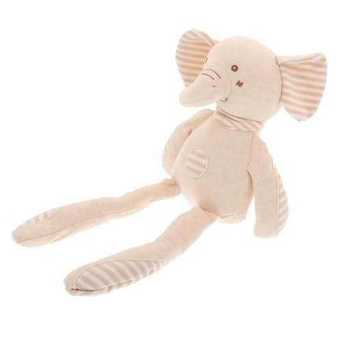 ERINGOGO Elefantenpuppe aus Bio-Baumwolle Stofftiere Elefant für Elefantenspielzeug für Babys Tierspielzeug aus Baumwolle Kleiner ausgestopfter Elefant Stofftier Elefant Beige ERINGOGO Elefantenpuppe aus Bio-Baumwolle Stofftiere Elefant für Elefantenspielzeug für Babys Tierspielzeug aus Baumwolle Kleiner ausgestopfter Elefant Stofftier Elefant Beige von ERINGOGO