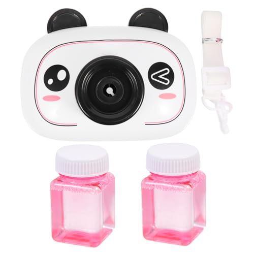ERINGOGO Elektrische Blasenmaschine Panda Form Kinderspielzeug Mit Seifenblasenflüssigkeit Tragbar Und Sicher Für Sommer Für Outdoor Spiel Und Spaß Einfache von ERINGOGO