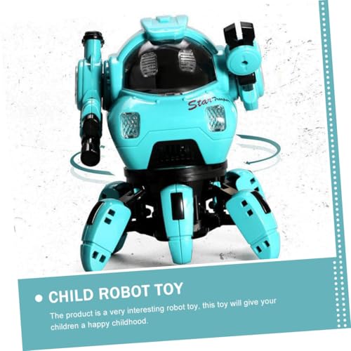 ERINGOGO Elektrischer Tanzroboter für Licht Soundeffekten Simulierter Sechsarmiger Roboter Interaktives Lernspielzeug für Jungen und Mädchen Ab Jahren Blau ERINGOGO Elektrischer Tanzroboter für Licht Soundeffekten Simulierter Sechsarmiger Roboter Interaktives Lernspielzeug für Jungen und Mädchen Ab Jahren Blau von ERINGOGO