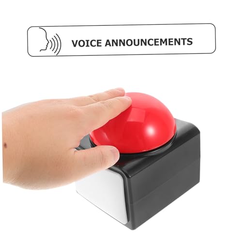 ERINGOGO Elektronischer Game Buzzer mit Licht und Alarmton Schnelles Antwortgerät für Quizspiele Partys und Wettbewerbe Vielseitiger Sound Summer für Spieleabende und Showveranstaltungen von ERINGOGO