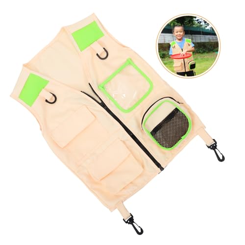 ERINGOGO Entdeckerweste Für Junge Mädchen Verkleidung Für Rollenspiele Und Outdoor-Abenteuer Grüne Abenteurerweste Mit Taschen Für Kompass Und Karten Für Kleine Abenteurer Und ERINGOGO Entdeckerweste Für Junge Mädchen Verkleidung Für Rollenspiele Und Outdoor-Abenteuer Grüne Abenteurerweste Mit Taschen Für Kompass Und Karten Für Kleine Abenteurer Und von ERINGOGO