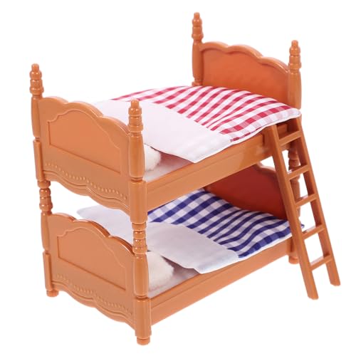 ERINGOGO Etagenbett für Puppen puppenhaus doppelbett Puppenhaus-Hochbett für kinderspielzeug air cot Puppenhaus Mini-Etagenbett-Requisite Miniatur-Puppen-Etagenbett Plastik ERINGOGO Etagenbett für Puppen puppenhaus doppelbett Puppenhaus-Hochbett für kinderspielzeug air cot Puppenhaus Mini-Etagenbett-Requisite Miniatur-Puppen-Etagenbett Plastik von ERINGOGO