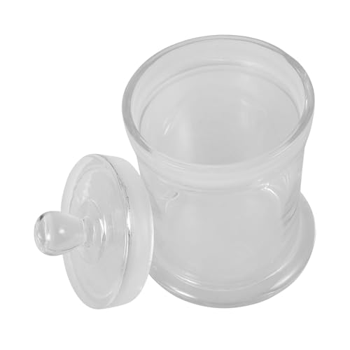 ERINGOGO Färbegefäß aus Glas Glasbecken glasgefäß Färbegefäß für Laborobjektträger Trockengestell für Mikroskop-Objektträger Objektträger-Färbetank Vorratsdosen aus Glas Transparent von ERINGOGO