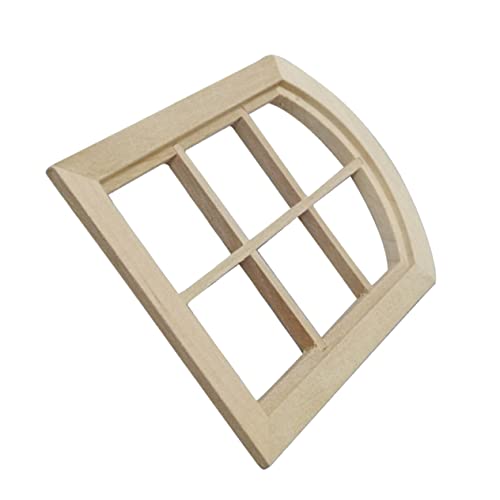 ERINGOGO Miniatur Fensterrahmen Dekoration Holz Modell Für Puppenhaus Zubehör Für Miniaturhäuser Fach Gebogen Handgefertigt Bringt Lebendige Atmosphäre Ihre Raumgestaltung ERINGOGO Miniatur Fensterrahmen Dekoration Holz Modell Für Puppenhaus Zubehör Für Miniaturhäuser Fach Gebogen Handgefertigt Bringt Lebendige Atmosphäre Ihre Raumgestaltung von ERINGOGO