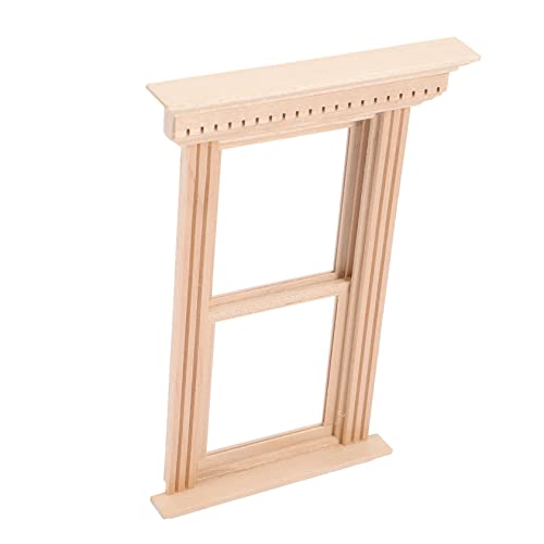 ERINGOGO Miniatur Fensterrahmen Für Puppenhaus Maßstab Dekorative Möbel Für Miniaturhäuser Für Kreative Projekte Und Spielzeug Hochwertige Handwerkskunst von ERINGOGO