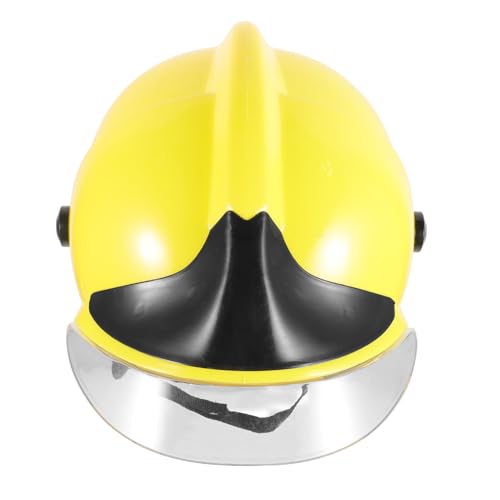 ERINGOGO Feuerwehrmann Helm Party Accessoire Leichter Cosplay Sicherheitshelm aus Kunststoff und Bequemes Feuerwehrchef Kostüm Zubehör für Fasching und Themenpartys Gelb ERINGOGO Feuerwehrmann Helm Party Accessoire Leichter Cosplay Sicherheitshelm aus Kunststoff und Bequemes Feuerwehrchef Kostüm Zubehör für Fasching und Themenpartys Gelb von ERINGOGO