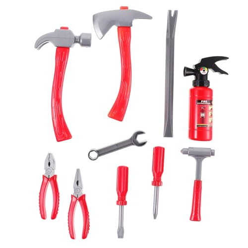 ERINGOGO Feuerwehrmann Spielset Teiliges Feuerwehr Roleplay Zubehör mit Löschgerät und Werkzeugen für Kreative Feuerwehrmann Kostüm Party und Lernspielzeug ERINGOGO Feuerwehrmann Spielset Teiliges Feuerwehr Roleplay Zubehör mit Löschgerät und Werkzeugen für Kreative Feuerwehrmann Kostüm Party und Lernspielzeug von ERINGOGO