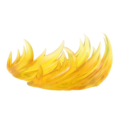 ERINGOGO Flammeneffektteile actionfiguren Modell-Effektteile Action-Figuren Modelleffekte Figurenpuppen-Anzeigeeffekte Spezialeffekt Basteleffekt DIY-Montagepuppeneffekte Plastik Yellow von ERINGOGO