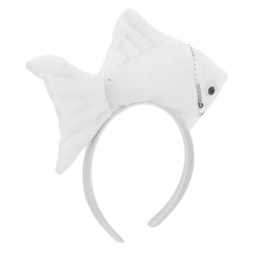ERINGOGO Kreatives Fisch-Stirnband Aus Plüsch Tierform Stirnband Für Junge Mädchen Party Festival Meeresmotiv Kostüm Accessoire Bequeme Passform Haarverschluss von ERINGOGO