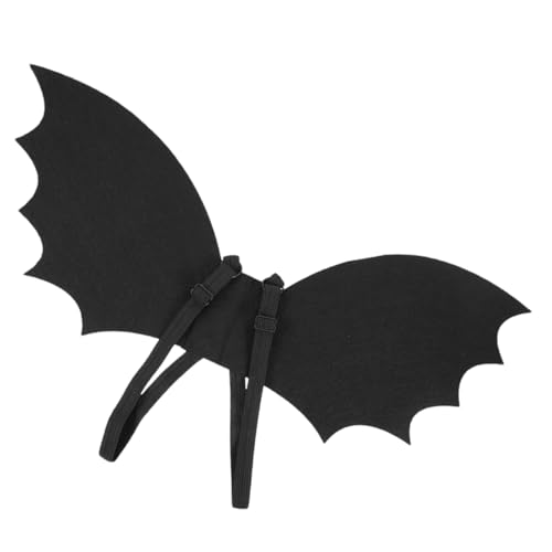 ERINGOGO Fledermausflügel Hippie-Kostüm für Feenflügel Halloween-Partyflügel Kostüm Halloween Costume Halloween Kleidung Halloween-Flügel Halloween-Partyzubehör Eva Black ERINGOGO Fledermausflügel Hippie-Kostüm für Feenflügel Halloween-Partyflügel Kostüm Halloween Costume Halloween Kleidung Halloween-Flügel Halloween-Partyzubehör Eva Black von ERINGOGO