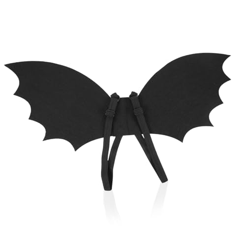 ERINGOGO Fledermausflügelspielzeug Fledermausflügel Kleinkind Halloween-kostüm Junge Fledermausflügel Für Kleinkinder Festival Gothic Wings Cosplay Fledermausflügel Schlag Black Eva von ERINGOGO