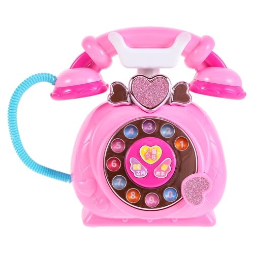 ERINGOGO Frühpädagogisches Musik Telefon für Geschichten und Liedern Sicherer Fantasievoller Lernspaß Interaktives Rollenspiel für Jungen und Mädchen Vorschulspielzeug von ERINGOGO