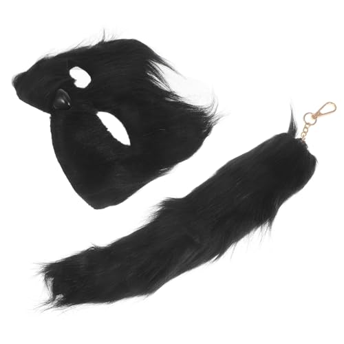 ERINGOGO Fuchsmaske mit Flauschigem und Maske Prop Robustes Cosplay Kostüm Zubehör für Halloween Karneval Festival und Party Bequem Tragbar für Erwachsene und Kostümveranstaltungen ERINGOGO Fuchsmaske mit Flauschigem und Maske Prop Robustes Cosplay Kostüm Zubehör für Halloween Karneval Festival und Party Bequem Tragbar für Erwachsene und Kostümveranstaltungen von ERINGOGO