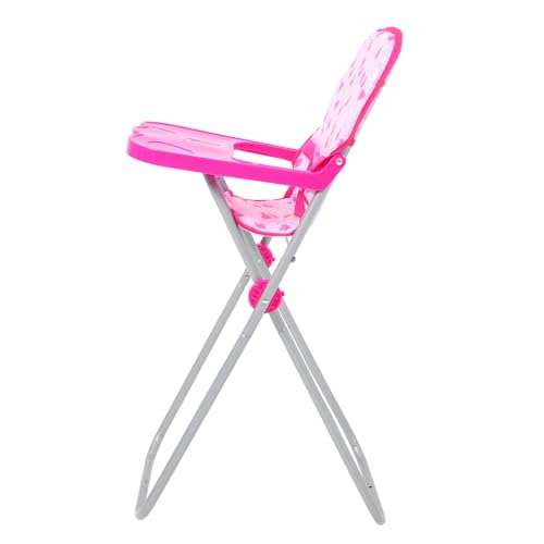 ERINGOGO Für Esszimmerstühle Spielzeughochstuhl Für Puppen Möbel -hochstuhl Puppenhochstuhl Puppenstuhl Mikro-Layout-Ornament Puppen-hochstuhl-Dekorationen Rosa Plastik von ERINGOGO