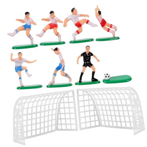 ERINGOGO Fußball Team Tortenaufleger Tore Spieler Schiedsrichter Hochwertige Kuchendekoration für Kindergeburtstag Fußball Motto Party und Feierlichkeiten ERINGOGO Fußball Team Tortenaufleger Tore Spieler Schiedsrichter Hochwertige Kuchendekoration für Kindergeburtstag Fußball Motto Party und Feierlichkeiten von ERINGOGO