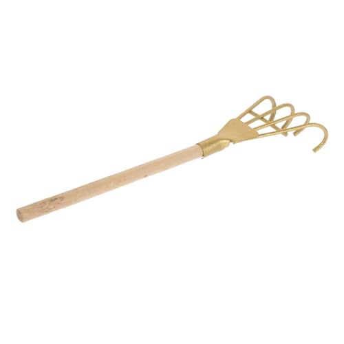 ERINGOGO Gartenrechen aus Kreatives Zen Gartenwerkzeug für DIY Dekoration Goldfarben für Kleine Gartenprojekte und für Gartenliebhaber von ERINGOGO