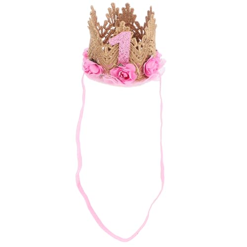 ERINGOGO Eleganter Geburtstagsparty-kronenhut Für Mädchen Zum 1 Geburtstag Hut Für Foto-requisite Für Kleinkinder ERINGOGO Eleganter Geburtstagsparty-kronenhut Für Mädchen Zum 1 Geburtstag Hut Für Foto-requisite Für Kleinkinder von ERINGOGO