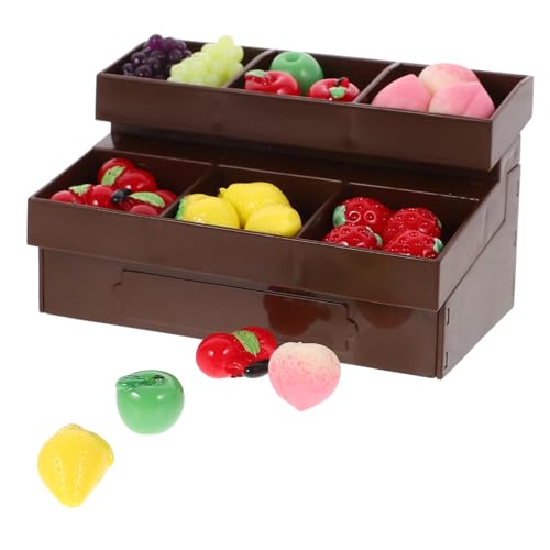 ERINGOGO Gemüseregale Miniatur Puppenhausdekor Mini-Lebensmittelregal Puppenhauszubehör Puppenmöbel Modell für Puppenhausmöbel verschleißfeste Mini-Möbel Puppenhausständer Plastik Coffee ERINGOGO Gemüseregale Miniatur Puppenhausdekor Mini-Lebensmittelregal Puppenhauszubehör Puppenmöbel Modell für Puppenhausmöbel verschleißfeste Mini-Möbel Puppenhausständer Plastik Coffee von ERINGOGO