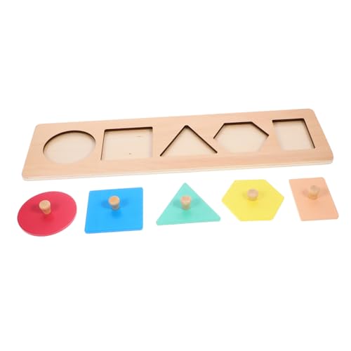 ERINGOGO Geometrisches Formen Puzzle aus Holz für Kleinkinder Montessori Lernspielzeug Konzentration Kreativität und Interaktion für Jahre Alte für Frühkindliche Bildung ERINGOGO Geometrisches Formen Puzzle aus Holz für Kleinkinder Montessori Lernspielzeug Konzentration Kreativität und Interaktion für Jahre Alte für Frühkindliche Bildung von ERINGOGO