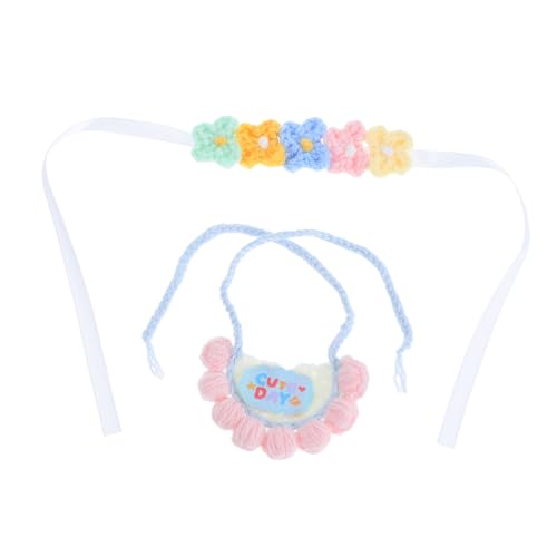ERINGOGO Gestricktes Puppenhalstuch und Blumen-Stirnband für Plüschtiere und Babypuppen Dekorative Accessoires für Sammlerfiguren und Kuscheltiere Vielseitig für Fotoshootings und Spielspaß ERINGOGO Gestricktes Puppenhalstuch und Blumen-Stirnband für Plüschtiere und Babypuppen Dekorative Accessoires für Sammlerfiguren und Kuscheltiere Vielseitig für Fotoshootings und Spielspaß von ERINGOGO