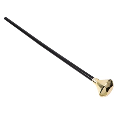 ERINGOGO Goldener Cosplay Zauberstab mit Edelsteinbesatz Robuster Halloween zubehör Gehstock für Damen und Herren Dekorativer Walking Stick für Kostümpartys und Fasching ERINGOGO Goldener Cosplay Zauberstab mit Edelsteinbesatz Robuster Halloween zubehör Gehstock für Damen und Herren Dekorativer Walking Stick für Kostümpartys und Fasching von ERINGOGO