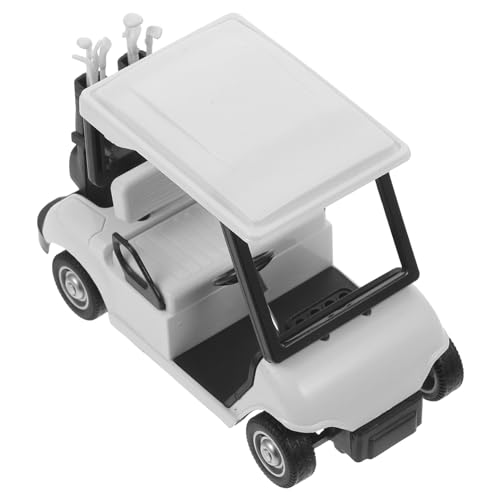 ERINGOGO Golfs Cart Modell aus Druckguss Stabiles Spielzeugauto Langlebiges Sammlerornament Weiße Schreibtischdekoration für Sammler ERINGOGO Golfs Cart Modell aus Druckguss Stabiles Spielzeugauto Langlebiges Sammlerornament Weiße Schreibtischdekoration für Sammler von ERINGOGO