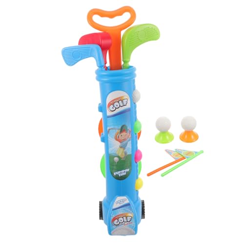 ERINGOGO Golfset Kunststoff Golfschläger Mini Outdoor mit Trolley Strapazierfähig Realistische Simulation Fördert Koordination und Motorik Geeignet für Kleinkinder und Vorschulkinder ERINGOGO Golfset Kunststoff Golfschläger Mini Outdoor mit Trolley Strapazierfähig Realistische Simulation Fördert Koordination und Motorik Geeignet für Kleinkinder und Vorschulkinder von ERINGOGO