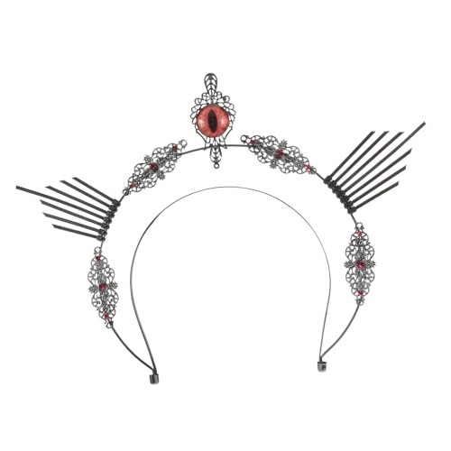 ERINGOGO Gothic Haarband Für Damen Lolita Kopfschmuck Für Halloween Cosplay Mottopartys Bequemer Und Langlebiger Haarschmuck Mit Einzigartigem Design Für Festliche ERINGOGO Gothic Haarband Für Damen Lolita Kopfschmuck Für Halloween Cosplay Mottopartys Bequemer Und Langlebiger Haarschmuck Mit Einzigartigem Design Für Festliche von ERINGOGO