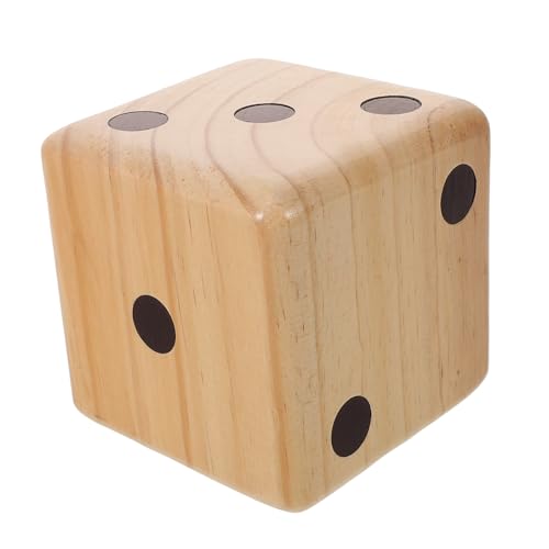 ERINGOGO Großer Holzspielwürfel für Partyspiele Garten und Familienaktivitäten Robustes Holzmaterial für Lernspielzeug Spaß für Würfelspiel ERINGOGO Großer Holzspielwürfel für Partyspiele Garten und Familienaktivitäten Robustes Holzmaterial für Lernspielzeug Spaß für Würfelspiel von ERINGOGO