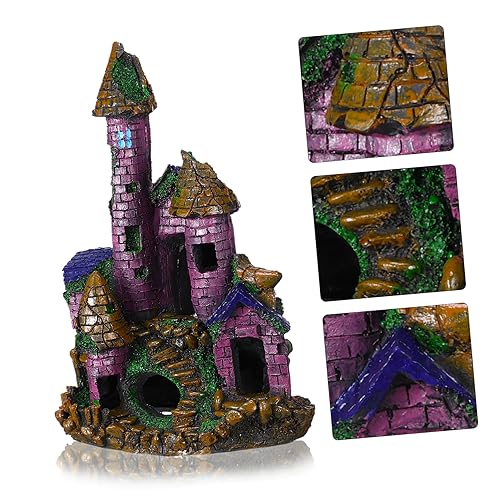 ERINGOGO Großes Aquarium Schloss aus Resin Fischdekoration mit Einzigartigem Gotischem Design Sicher und Vielseitig Einsetzbar für Fischbecken Zuhause Büro Hotel Stabile Verarbeitung ERINGOGO Großes Aquarium Schloss aus Resin Fischdekoration mit Einzigartigem Gotischem Design Sicher und Vielseitig Einsetzbar für Fischbecken Zuhause Büro Hotel Stabile Verarbeitung von ERINGOGO