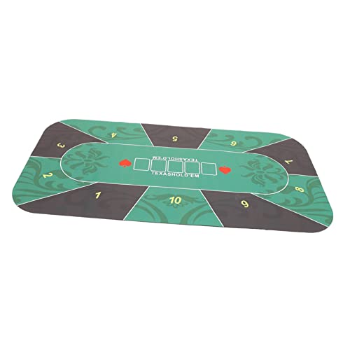 ERINGOGO Gummimatte für Kartenspiele rutschfeste Poker Tischmatte mit Klassischem Design für Familien und Hotels Vielseitig Einsetzbar für Brettspiele und Domino Personen ERINGOGO Gummimatte für Kartenspiele rutschfeste Poker Tischmatte mit Klassischem Design für Familien und Hotels Vielseitig Einsetzbar für Brettspiele und Domino Personen von ERINGOGO