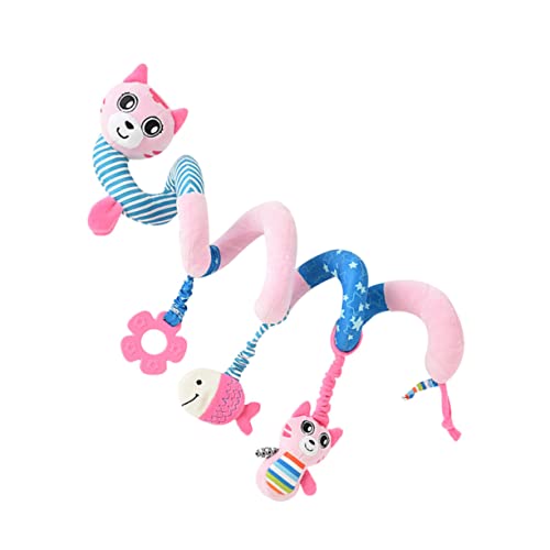 ERINGOGO Hängende Rasselspielzeuge Für Babybetten Tiermotiv Mit Spiraldesign Für Neugeborene Geeignet Für Kinderwagen Und Autositz Fördert Die Motorischen Fähigkeiten ERINGOGO Hängende Rasselspielzeuge Für Babybetten Tiermotiv Mit Spiraldesign Für Neugeborene Geeignet Für Kinderwagen Und Autositz Fördert Die Motorischen Fähigkeiten von ERINGOGO