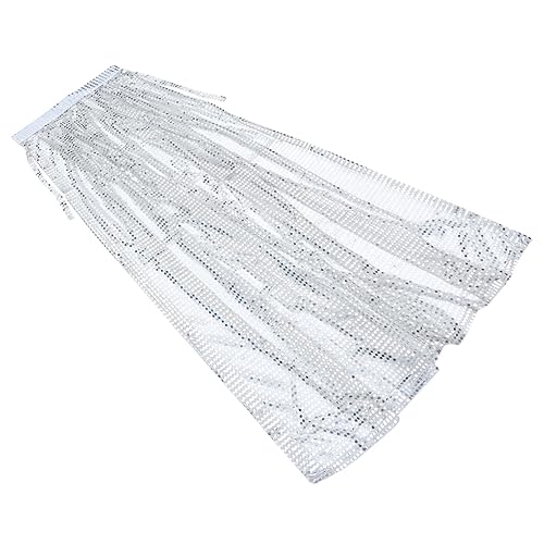 ERINGOGO Halloween Cape aus Pailletten Kreatives Kostüm Umhang für Maskerade Partys Silberner Umhang für Vampir und Cosplay Veranstaltungen von ERINGOGO