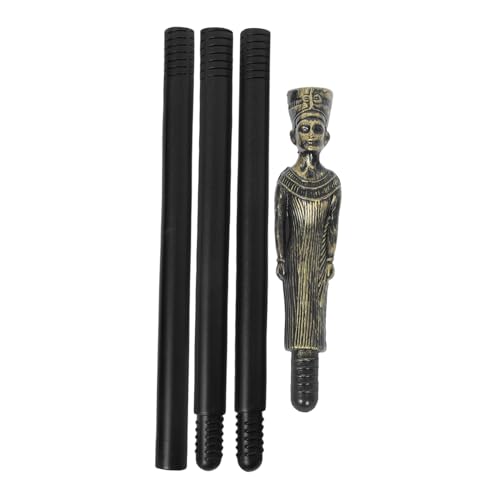 ERINGOGO Dekorative Halloween Scepter Für Cosplay Und Partykostüme Und Komfortabler Gehstock Für Veranstaltungen Und Rollenspiele Nofretete Design von ERINGOGO